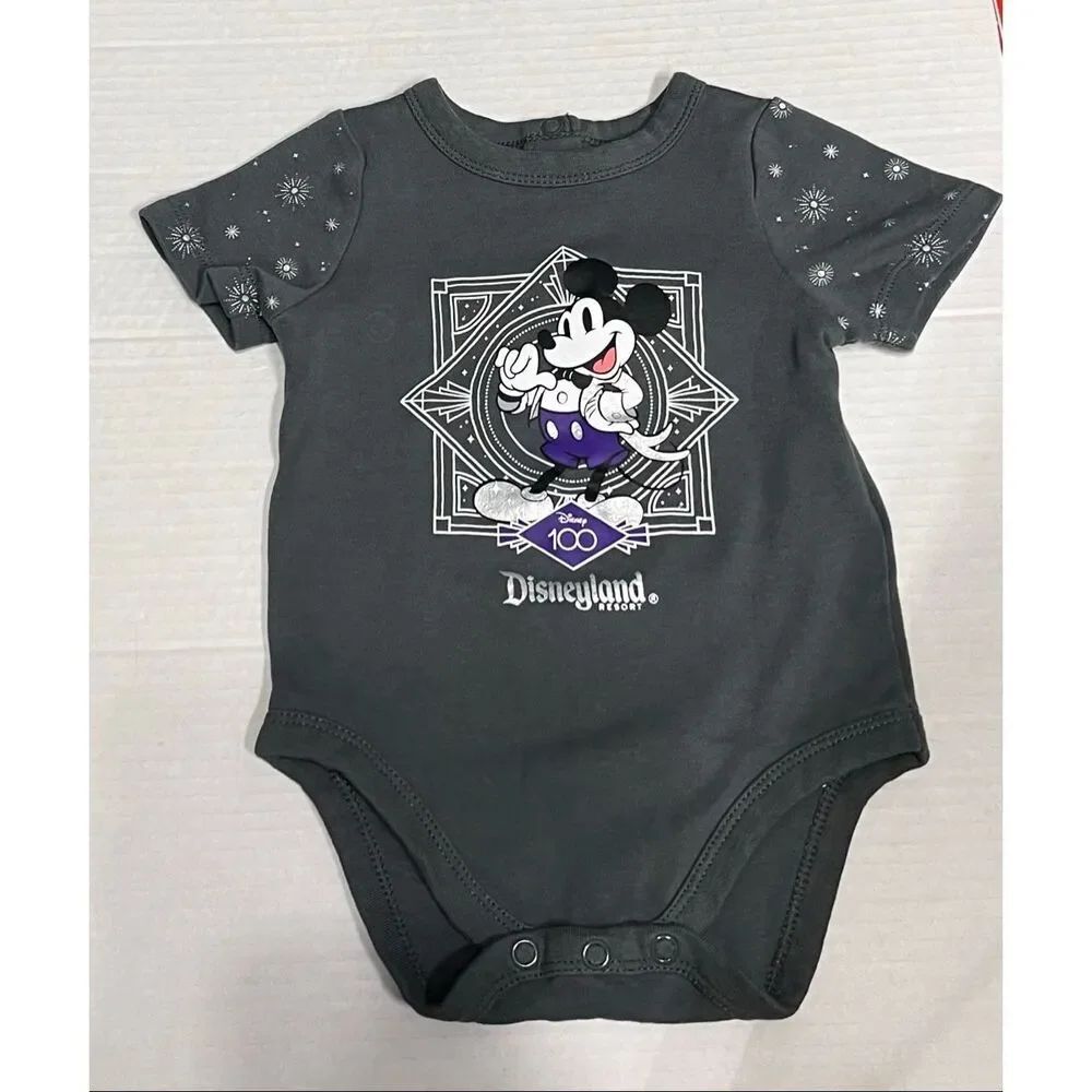 Disney Mickey Mouse 100th Anniversary Bodysuit Boys Size 12-18 Months